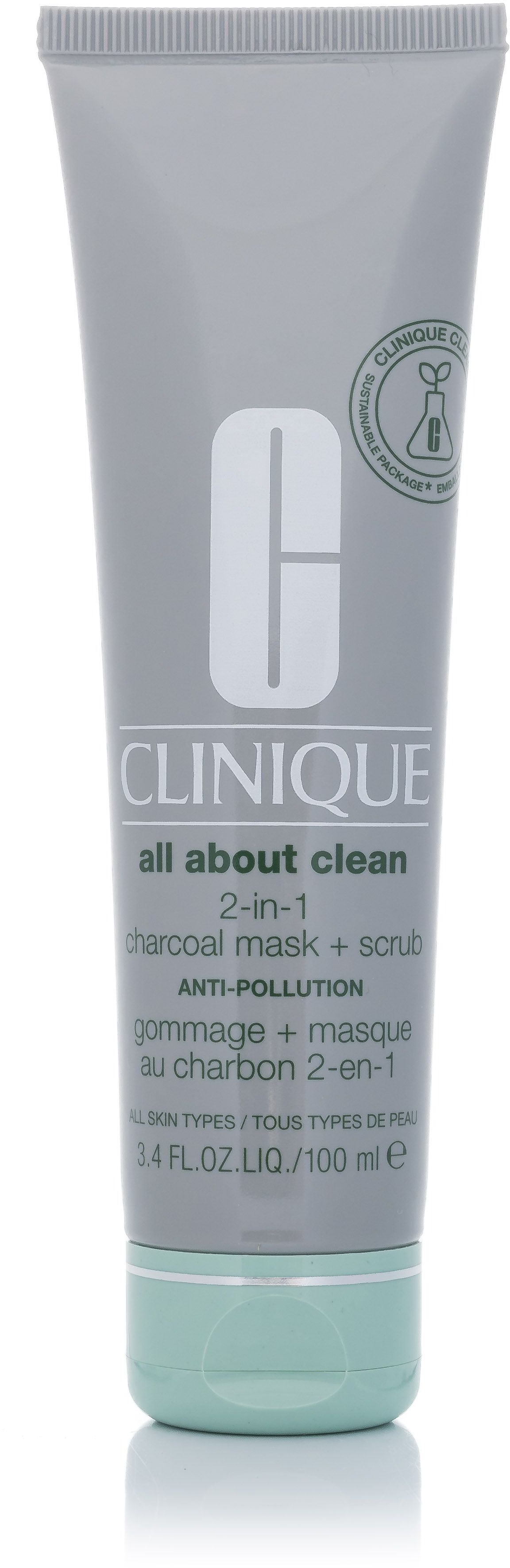 CLINIQUE All About Clean 2-in-1 Charcoal Mask + Scrub 100ml