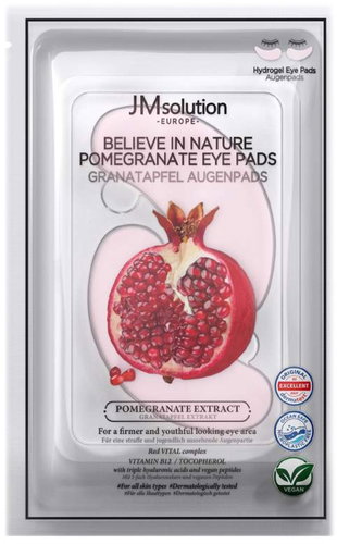 JM SOLUTION Pomegranate Hydrogel 2 pcs - Face Mask - Main image