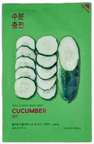 HOLIKA HOLIKA Pure Essence Mask Sheet Cucumber 1 pcs - Face Mask - Main image
