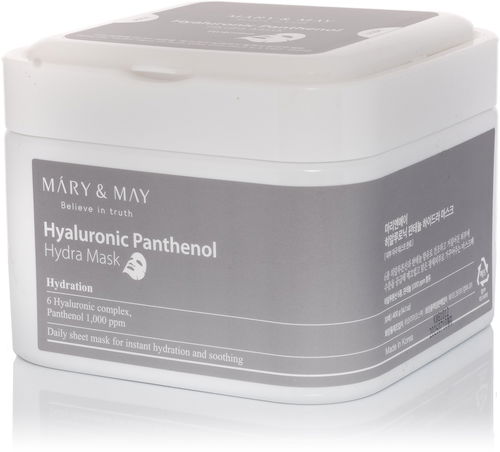 MARY & MAY Hyaluronic Panthenol Hydra Mask Pack 30 pcs (400 g) - Pleťová maska - Hlavní obrázek