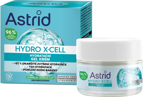 ASTRID Hydro X-Cell Hydratační gel krém 50 ml - Pleťový krém - Hlavní obrázek