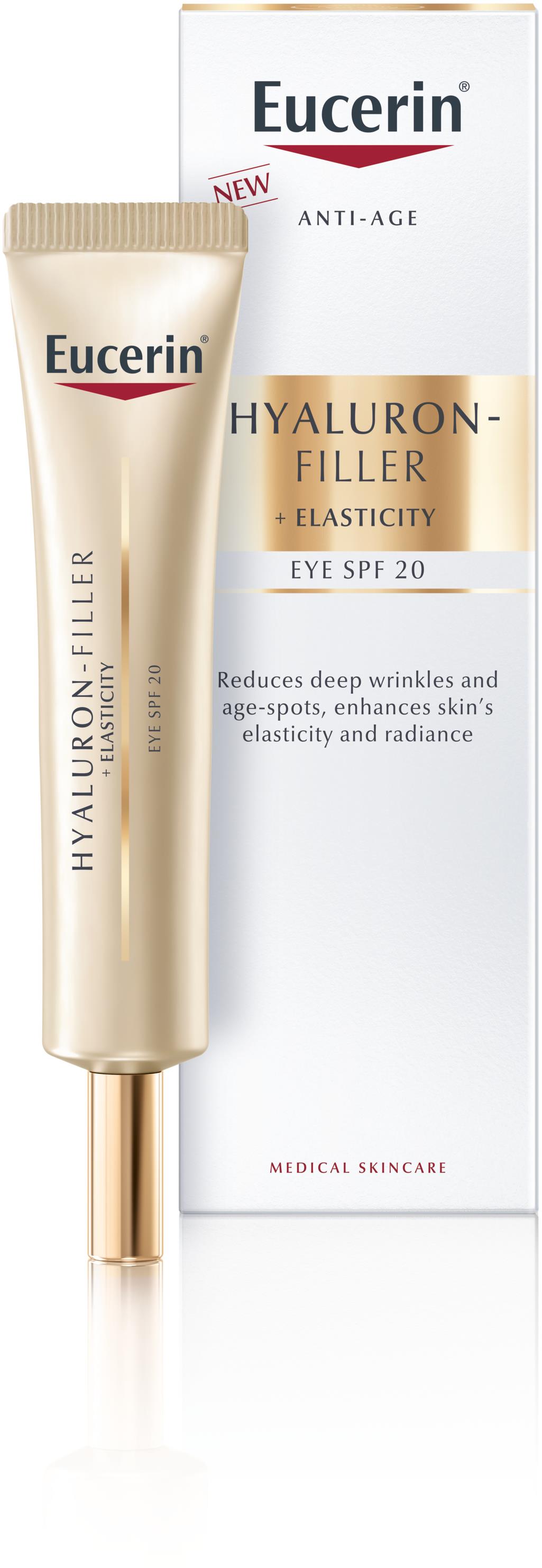 EUCERIN Hyaluron-Filler+Elasticity szemkörnyékápoló krém, 15 ml