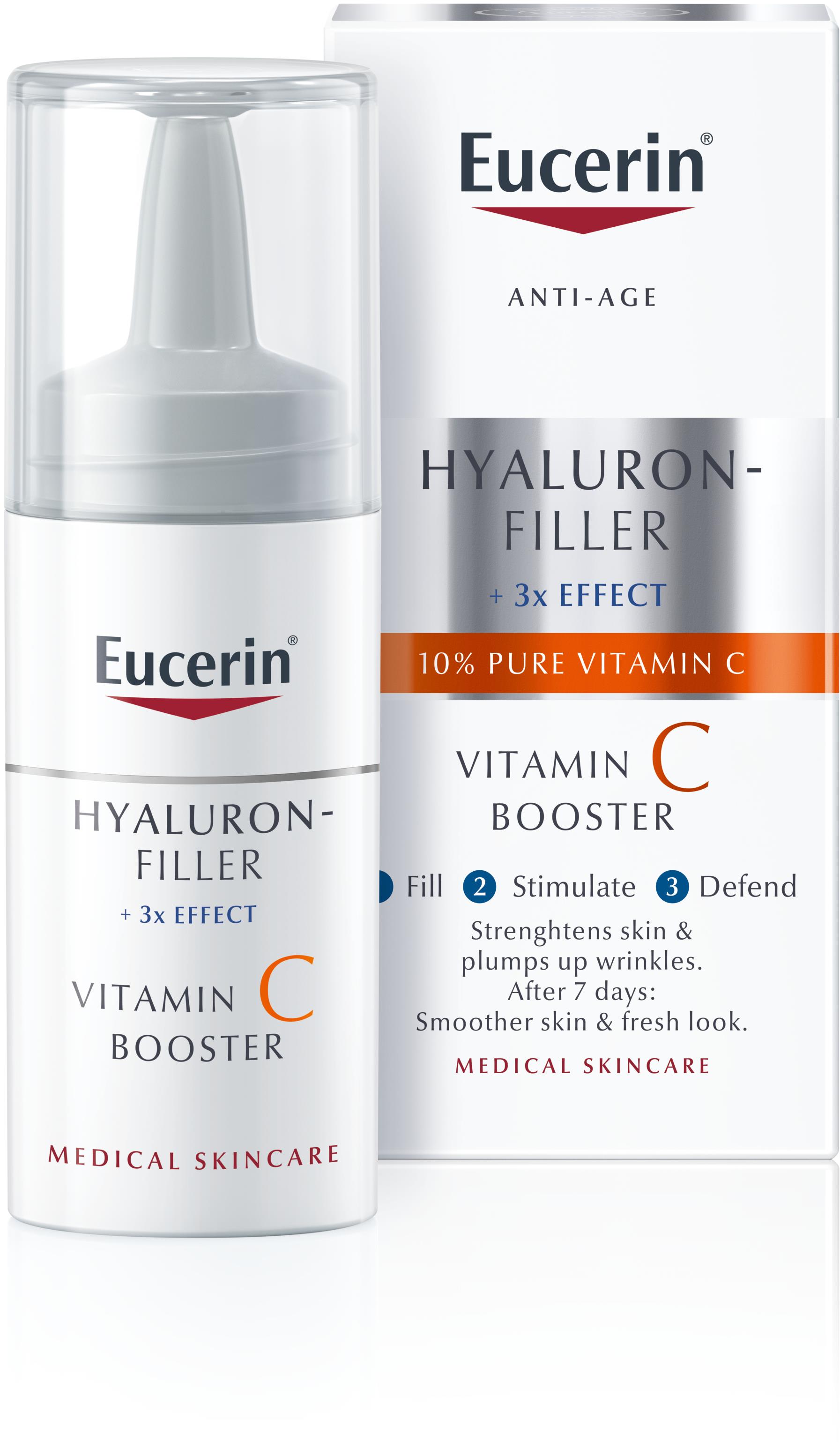 EUCERIN Hyaluron-Filler+3x effect C-vitamin Booster, 8 ml