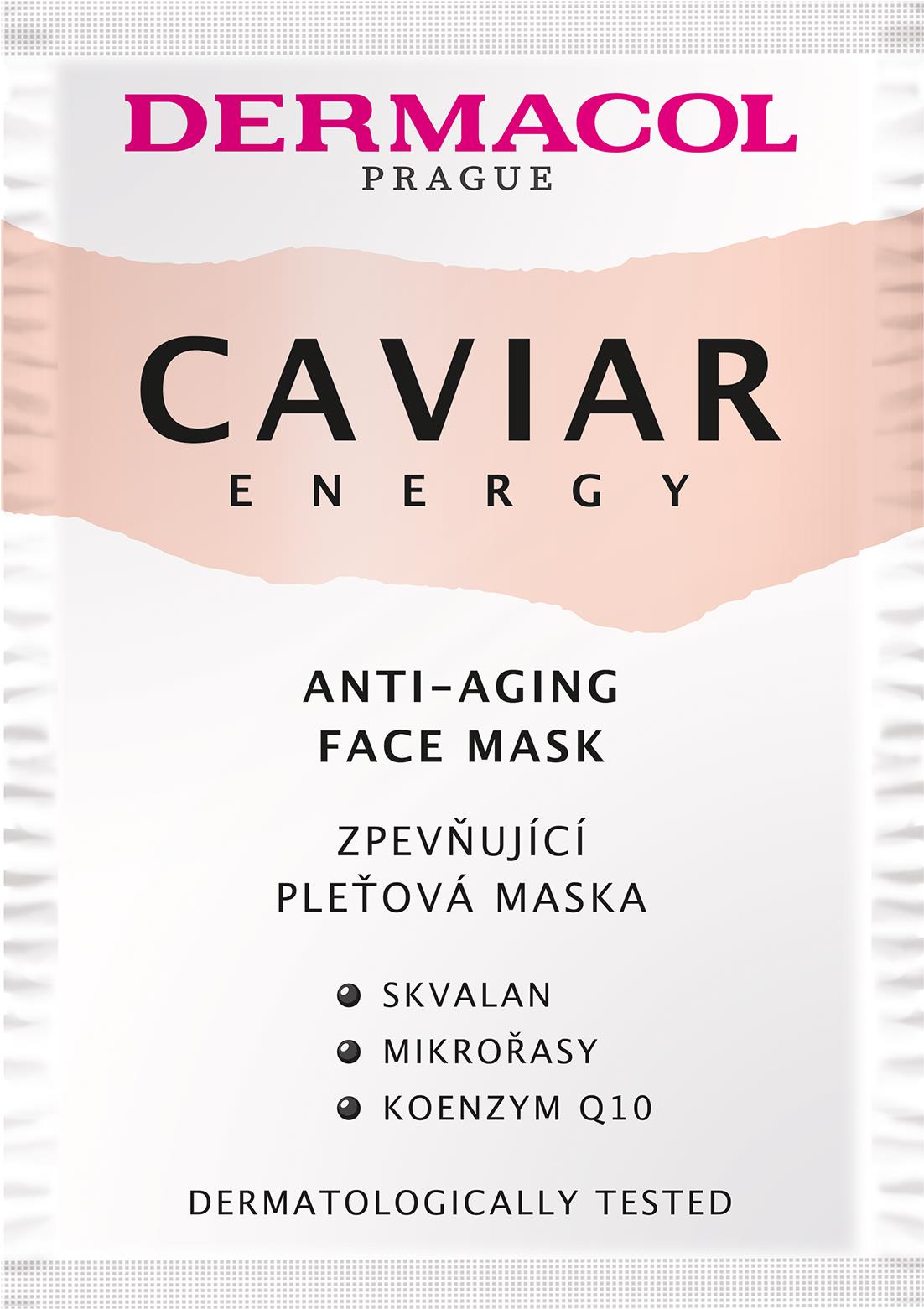 DERMACOL Caviar energy arcmaszk, 2 × 8 ml