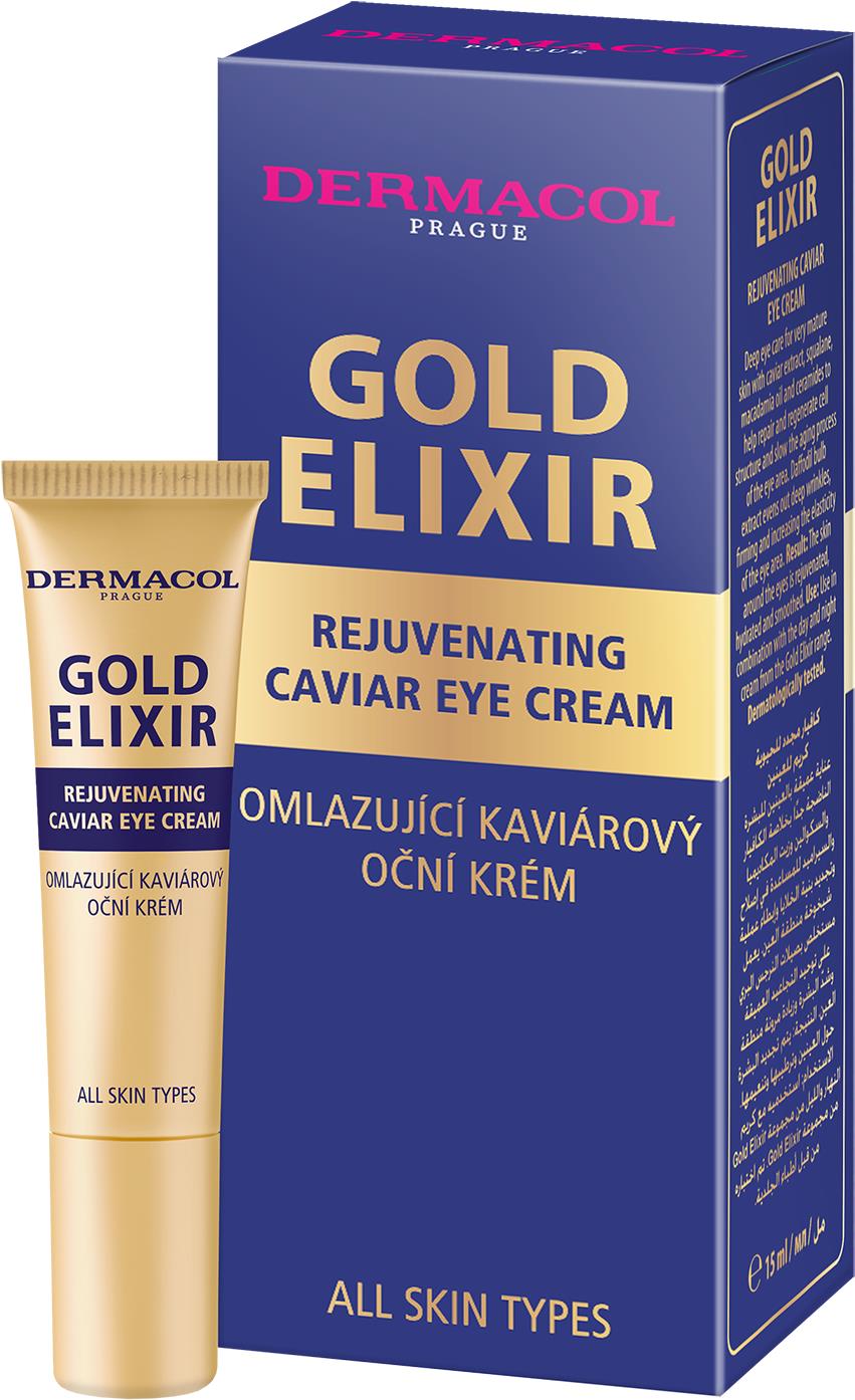 DERMACOL Gold Elixir Fiatalító kaviáros szemkörnyékápoló krém, 15 ml