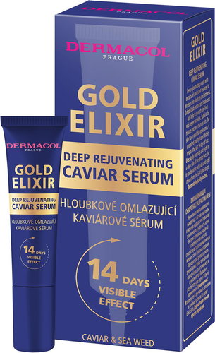 DERMACOL Gold Elixir Rejuvenating Caviar Serum 12 ml - Face Serum - Main image
