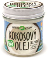 PURITY VISION Fair Trade Kokosový olej panenský BIO 120 ml - Olej