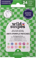 WILD Stripes Anti-Pimple Patches Groovy Protect 24 ks - Náplast na akné