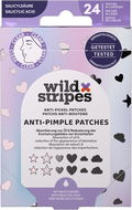 WILD Stripes Anti-Pimple Patches Holo Clear 24 ks - Náplast na akné