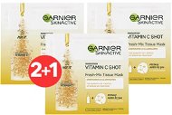 GARNIER Vitamin C Shot Fresh-Mix Tissue Mask 2+1 - Arcpakolás