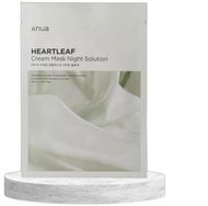 ANUA Heartleaf Cream Mask Night Solution - Zklidňující plátýnková maska s toulní srdčitou 25 ml - Pleťová maska