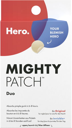 HERO Mighty Patch Duo - The Original & Invisible+ 12 pcs - Acne Patches - Main image