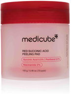 MEDICUBE Red Succinic Acid Peeling Pad 70 pcs (155 g) - Pleťové polštářky
