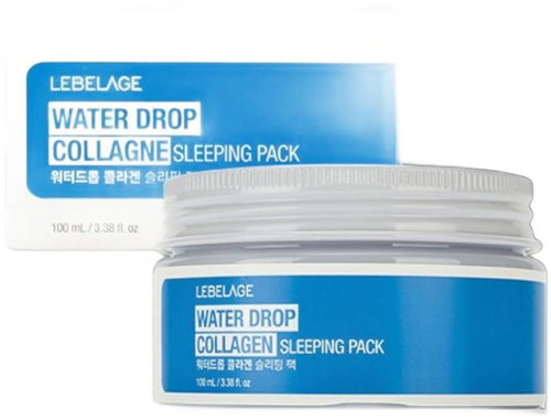 LEBELAGE Water Drop Collagen Sleeping Pack 100 ml - Face Mask - Main image