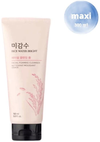 The face shop Rice Water Bright Cleansing Foam 300 ml - Facial Cleansing Foam - Main image