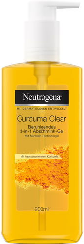 Neutrogena Curcuma Clear 3-In-1 Micellar Gel 200 Ml, Veela