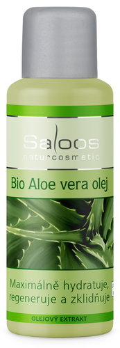 SALOOS Organic Aloe Vera Oil Extract 50 ml - Massage Oil - Main image