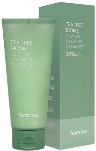 FARM STAY Tea Tree Biome Low PH Calming Cleanser 180 ml - Cleansing Cream - Main image