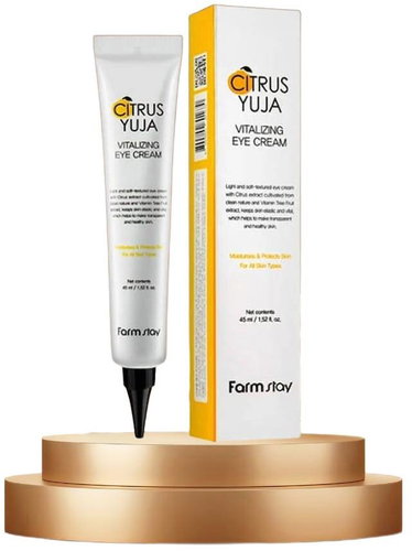 FARM STAY Citrus Yuja Vitalizing Eye Cream 45 ml - Eye Cream - Main image