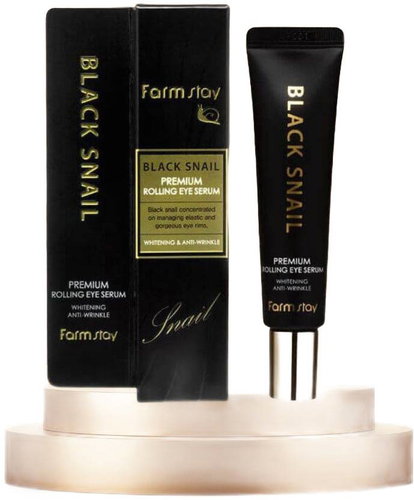 FARM STAY Black Snail Premium Rolling Eye Serum 25 ml - Eye Serum - Main image