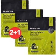 MIZON Teatree Solution Black Mask 25 g 2 + 1 - Pleťová maska