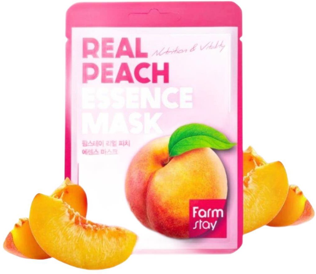 FARM STAY Real Peach Essence Mask 23 ml