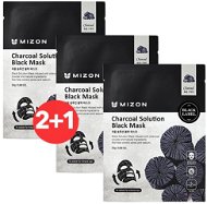 MIZON Charcoal Solution Black Mask 25 g 2 + 1 - Pleťová maska