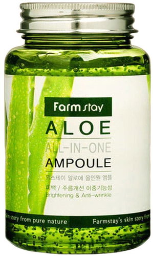 FARM STAY Aloe All-In One Ampoule 250 ml - Face Serum - Main image