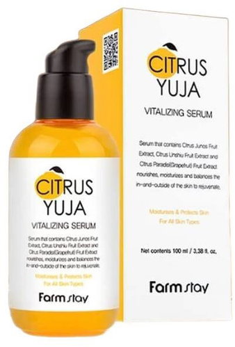 FARM STAY Citrus Yuja Vitalizing Serum 100 ml - Pleťové sérum - Hlavný obrázok