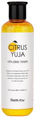 FARM STAY Citrus Yuja Vitalizing Toner 280 ml - Face Tonic - Main image