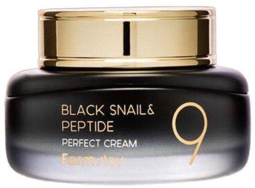 FARM STAY Black Snail & Peptide 9 Perfect Cream 55 ml - Arckrém - Fő fotó