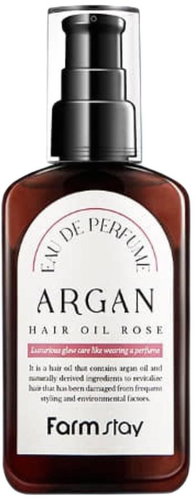 FARM STAY Eau De Parfume Argan Hair Oil Rose 100 ml - Arcápoló olaj - Fő fotó