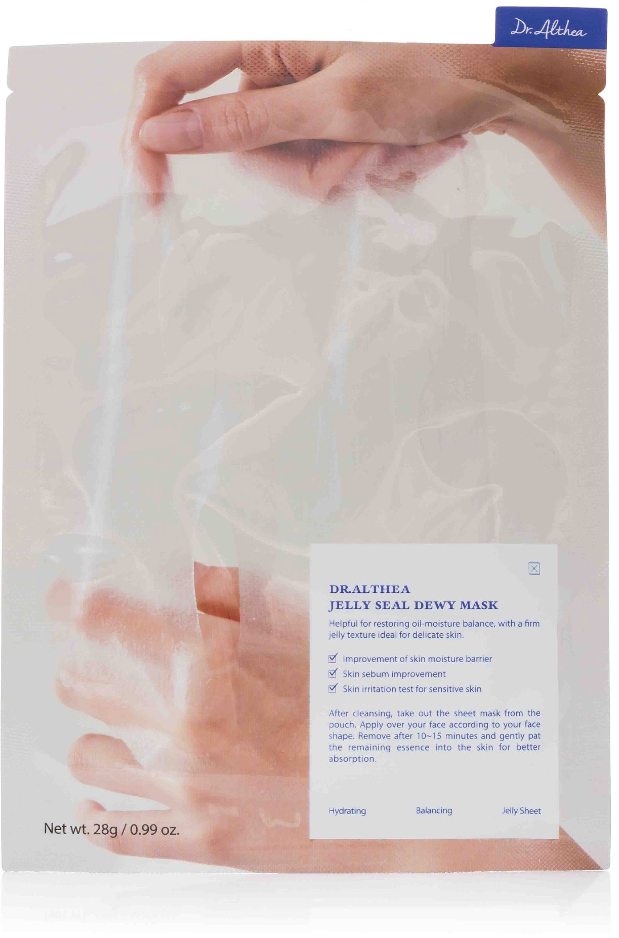 Dr.ALTHEA Jelly Seal Repair Mask 4× 28 g