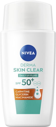 NIVEA UV Fluid Derma Skin Clear 40 ml - Arcápoló fluid - Fő fotó