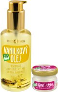 PURITY VISION Bio Vanilkový olej 100 ml + Bio Ružové maslo 20 ml - Kozmetická sada