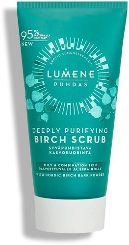 LUMENE Basic Cleansing Puhdas Deeply Purifying Birch Scrub 75 ml - Facial Scrub - Main image