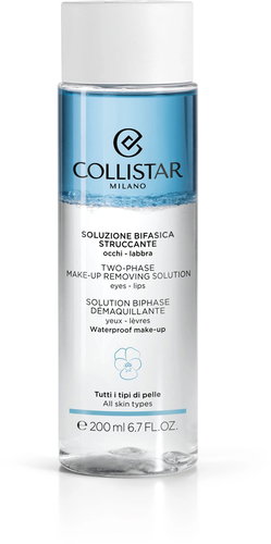 COLLISTAR Two-Phase Make-Up Removing Solution 200 ml - Micellar Water - Main image