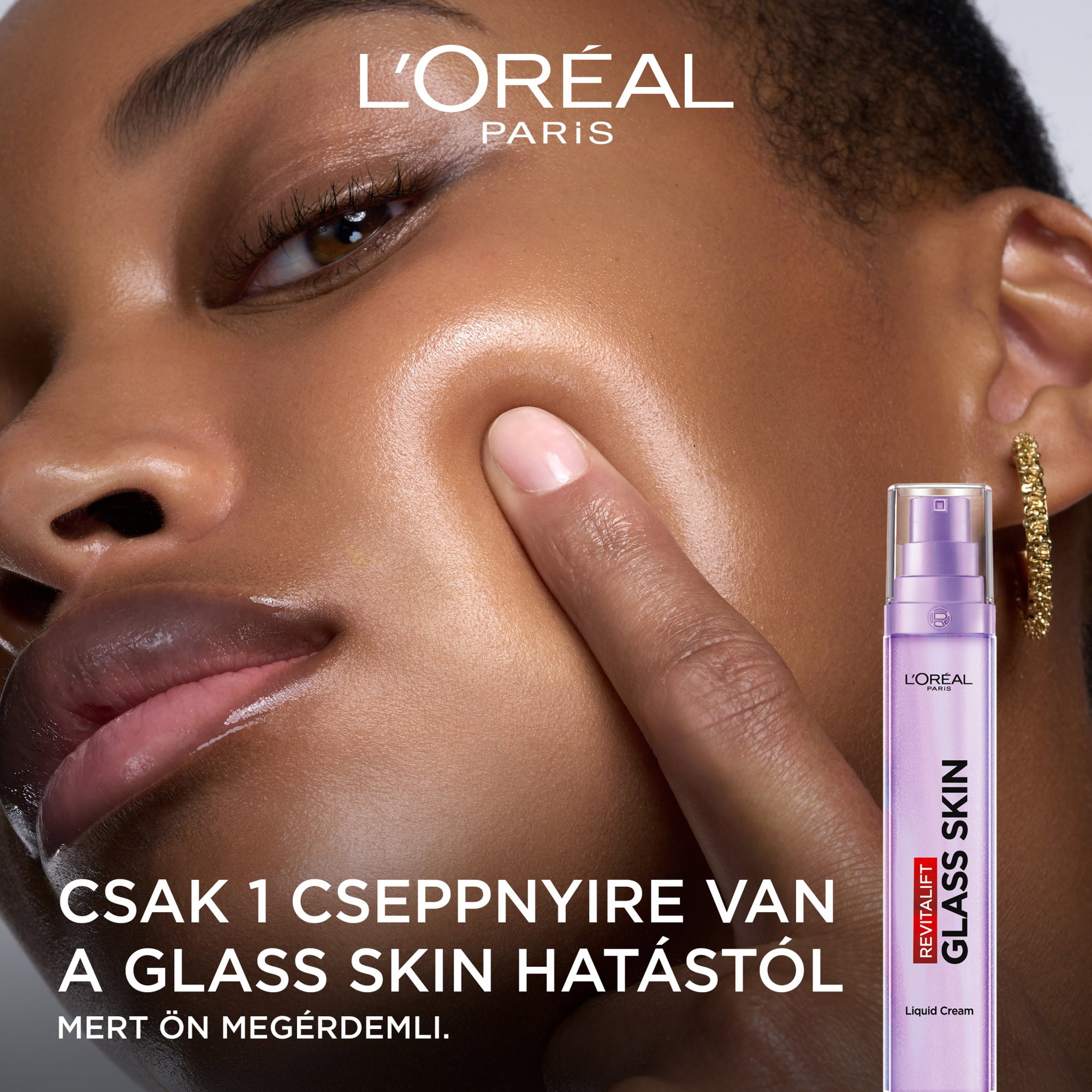 Arckrém L_ORÉAL PARIS Revitalift Filler Glass Skin 50 ml NameExt - érzékeny, zsíros, normál, problémás, vegyes, száraz és érett bőrre,