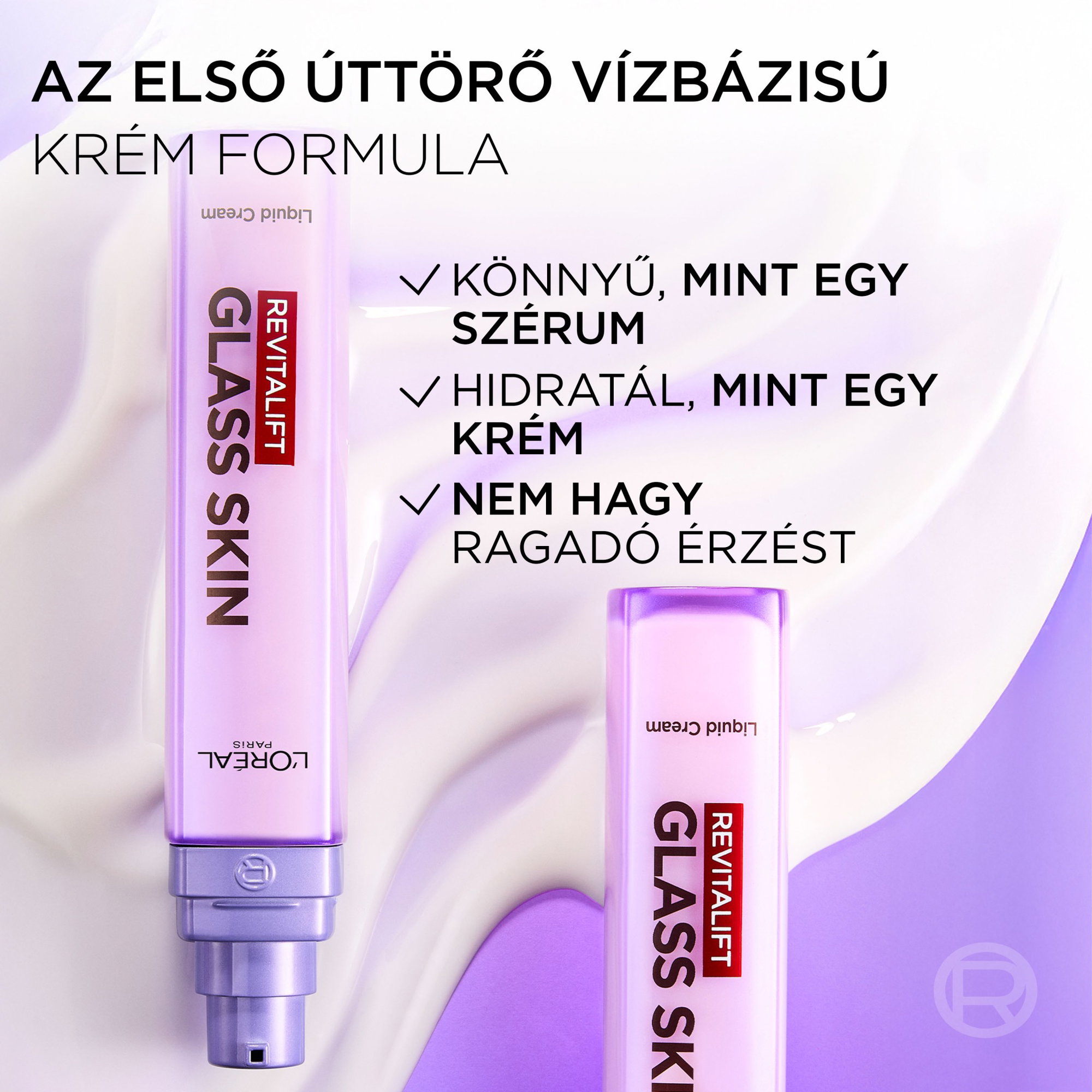 Arckrém L_ORÉAL PARIS Revitalift Filler Glass Skin 50 ml NameExt - érzékeny, zsíros, normál, problémás, vegyes, száraz és érett bőrre,