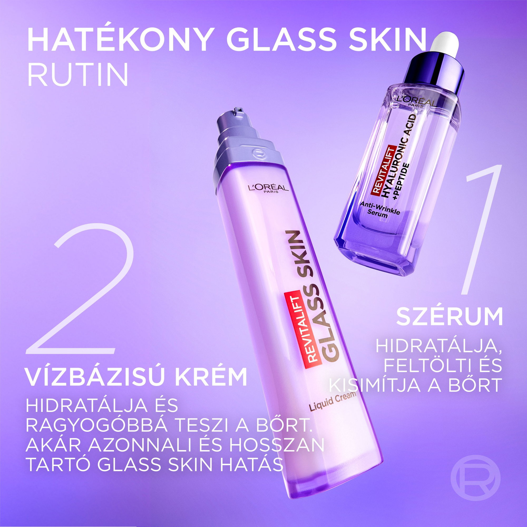 Arckrém L_ORÉAL PARIS Revitalift Filler Glass Skin 50 ml NameExt - érzékeny, zsíros, normál, problémás, vegyes, száraz és érett bőrre egyaránt alkalmas,