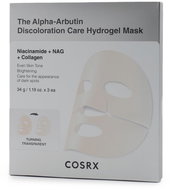 COSRX Arbutin Discolouration Hydrogel Mask 3 × 34 g - Face Mask