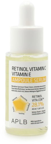 APLB Retinol Vitamin C Vitamin E Ampoule Serum 40 ml - Face Serum - Main image