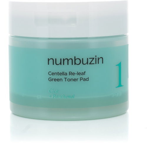 Numbuzin No.1 Centella Re-Leaf Green Toner Pad 70 pcs (190 ml) - Arctisztító korong - Fő fotó