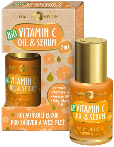 PURITY VISION Bio C-vitamin 2in1 30 ml - Arcápoló olaj - Fő fotó
