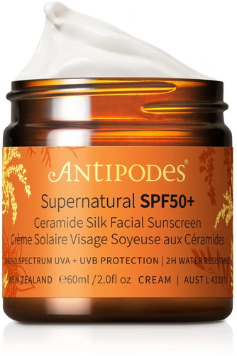 ANTIPODES Supernatural SPF50+ Ceramide Silk Facial Sunscreen 60 ml - Face Cream - Main image