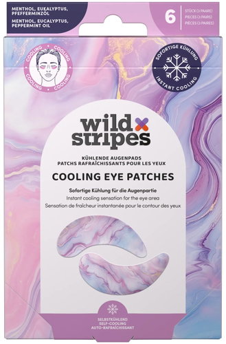 WILD STRIPES Cooling Eye Patches Marble Rose 6 ks - Under-Eye Pads - Main image