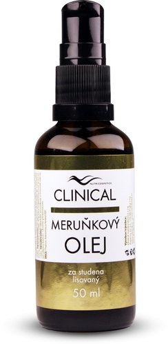 CLINICAL Meruňkový olej za studena lisovaný 50 ml - Body Oil - Main image