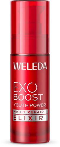 WELEDA Exo Boost Astaxanthin Night Repair Elixir 30ml - Face Serum - Main image