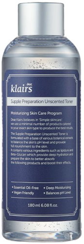 Dear Klairs Supple Preparation Unscented Toner 180 ml - Arctonik - Fő fotó