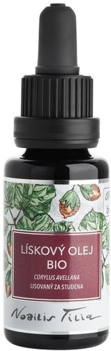 Nobilis Tilia - Lískový olej bio, 100 ml Hlavní obrázek Nobilis Tilia - Lískový olej bio, 100 ml - Pleťový olej - Hlavní obrázek
